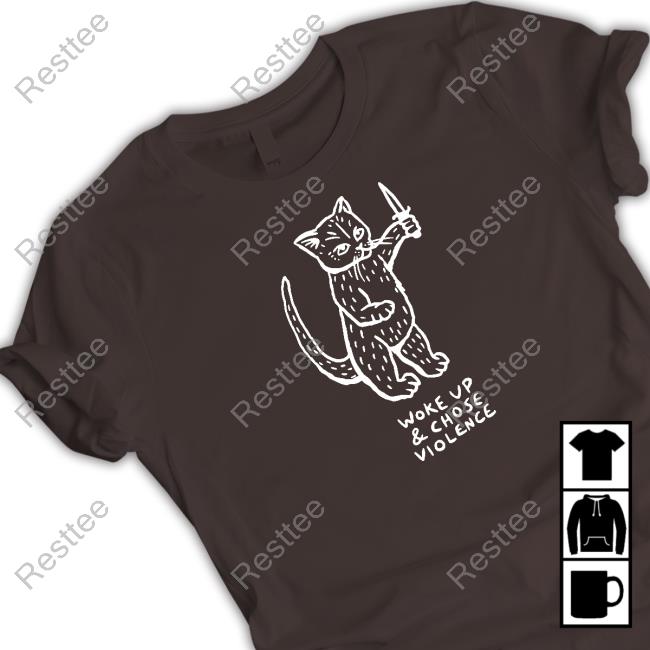 Violence Cat Woke Up And Chose Violence Tank Top