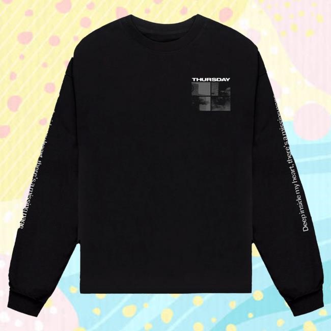 Official Thursday Merch Store Missing Page Hotel Long Sleeve Tee Shirt