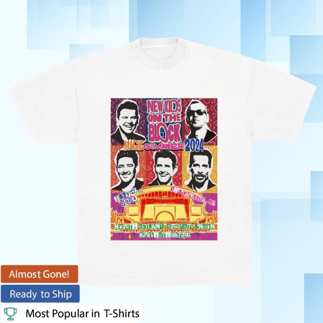 Official New Kids On The Block Merch Store Chula Vista Event New Shirt Shop Nkotb