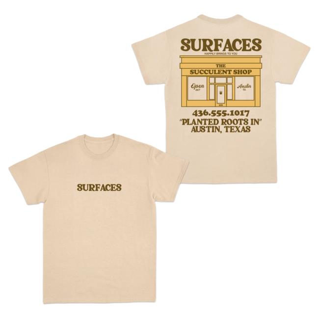 Official Merch Bar Surfaces Store New Succulent Shop Sweatshirts MerchBar Shop