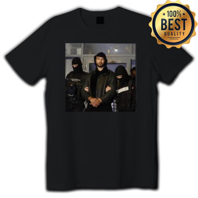Andrew Tate Arrest Long Sleeve Shirt