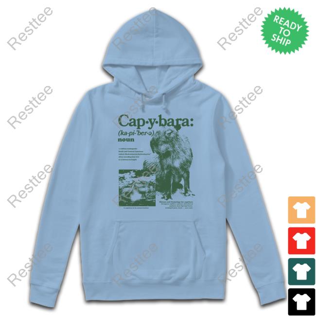 Official Capybara Defined T-Shirt Official Capybara Defined Tee Shirt