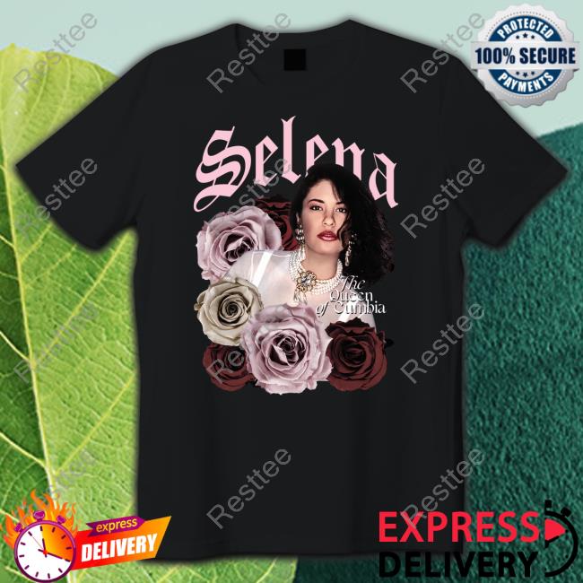 Floral Selena The Queen Of Cumbia Shirts Selena Merch