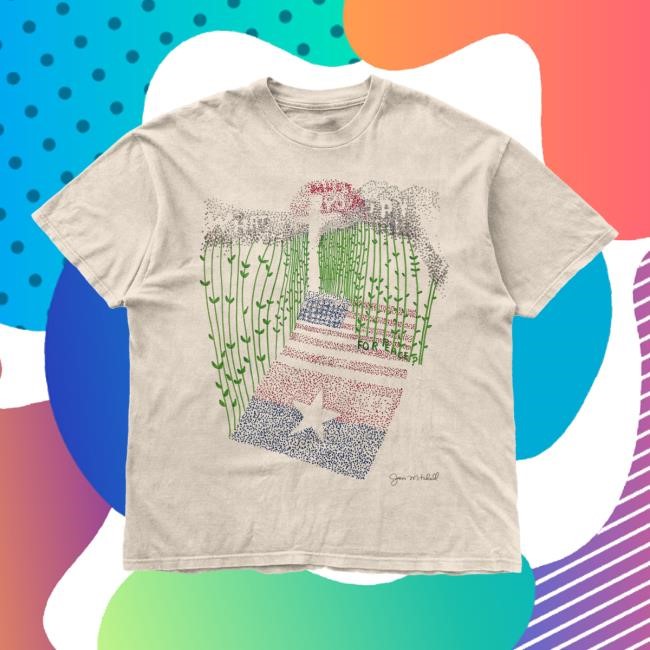 Joni Mitchell Merch What Must You Pay for Peace S/s Shirt Joni Mitchell Shop