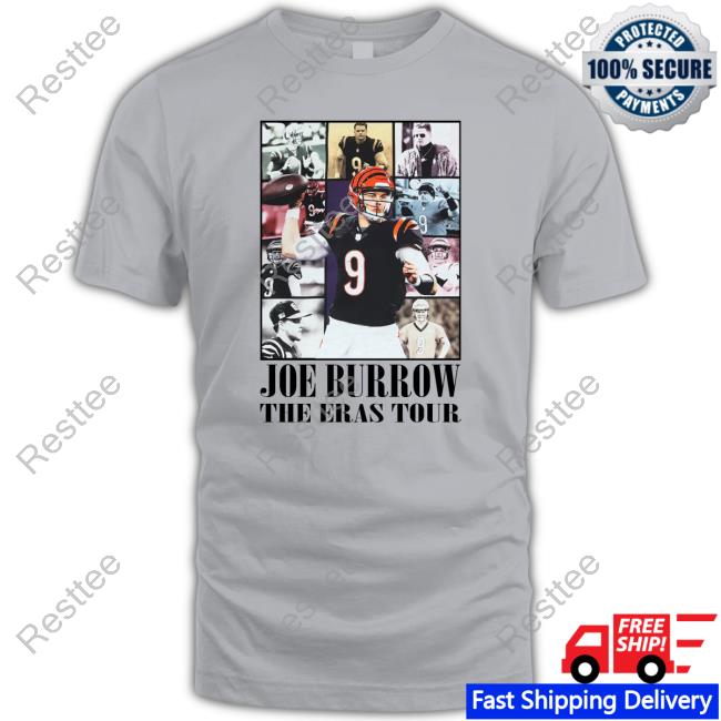 Official Grey & Co Merch Joe Burrow The Eras Tour Hoodie