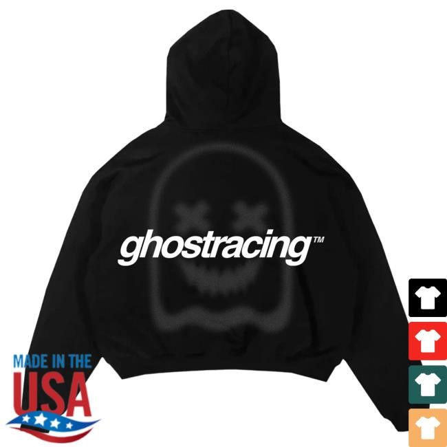 Official Ghost Racing Clothing Ghostracingclub Logo T Shirt - Black