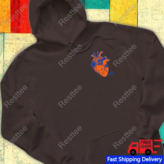 Blue & Orange Heart Shirt Blue & Orange Heart Shirt