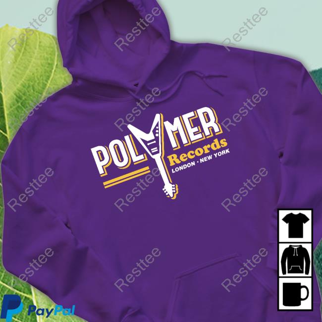 Polymer Records Crewneck Sweatshirt Polymer Records London New York Shirts