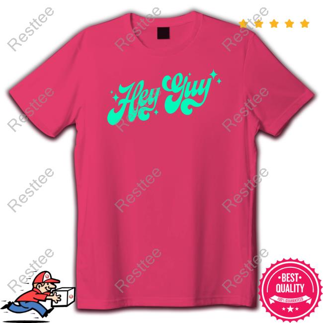 Drew Gooden Merch Hey Guy Purple Crewneck Sweatshirt