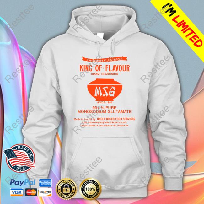 Msg Haiyaa Special King Of Flavour Umami Seasoning Shirt