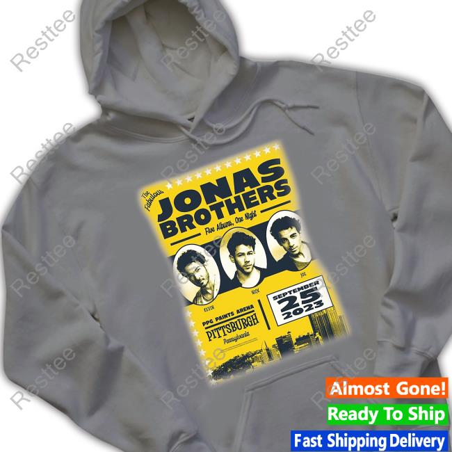 Jonas Brothers Merch Pittsburgh T Shirt