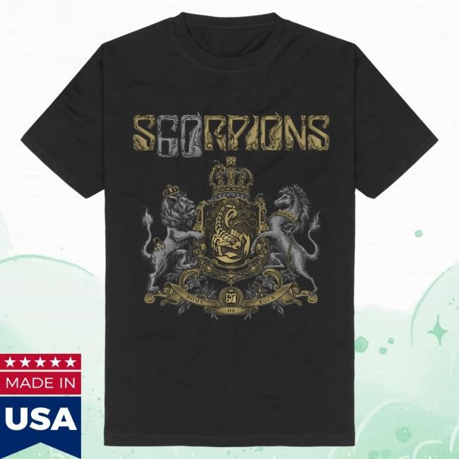 Scorpions Hannover Crest New Shirt Scorpions Store Shop Merch Official