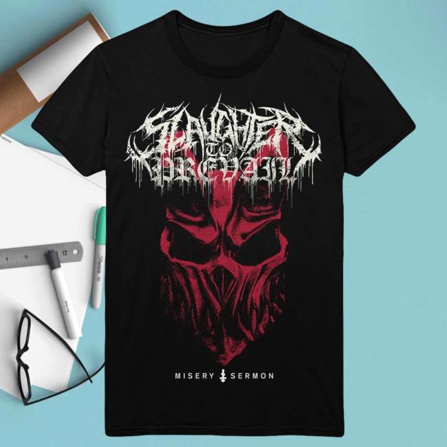 Official Sumerian Records Merch Store Slaughter To Prevail - Misery Sermon Album Art Hot Shirt