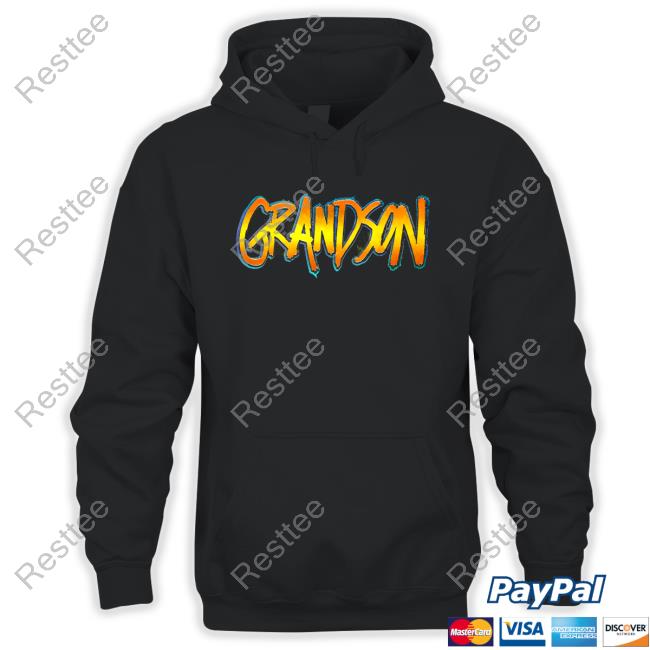 Official Grandson Long Live Gold Sweatshirt Black
