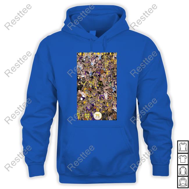 Former Los Angeles Lakers Players Tee Lakers Lead Former Los Angeles Lakers Players Sweatshirt