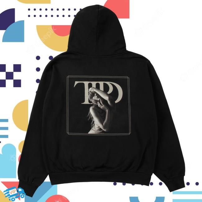 Official Taylor Swift Merch Store The Tortured Poets Department Black Sweatshirt Taylor Swift Apparel Clothing TaylorSwift