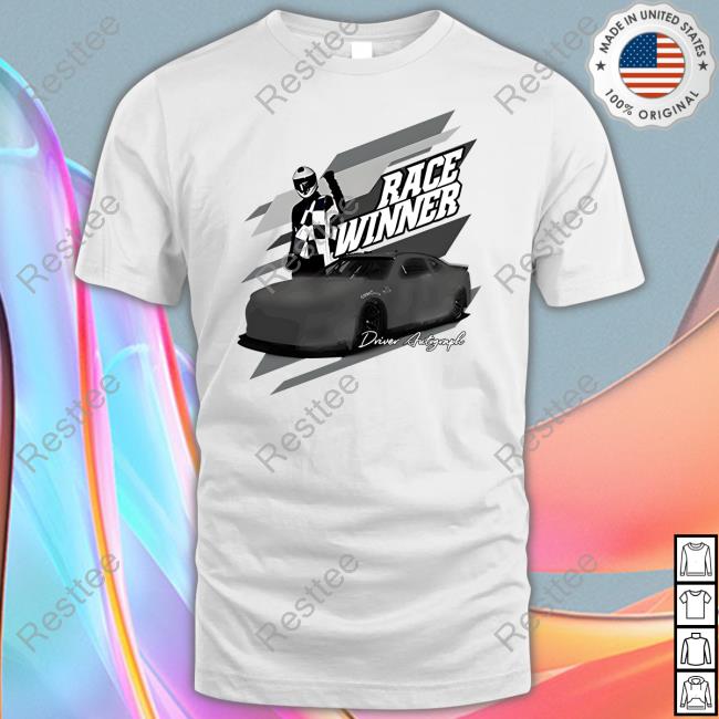 Official 23Xi Racing Shop Tyler Reddick 2023 EchoPark Automotive Race Winner Driver Autograph Shirt
