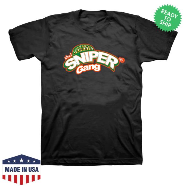 Sniper Gang Apparel Merch Orange (Black) Sniper Crush T Shirt