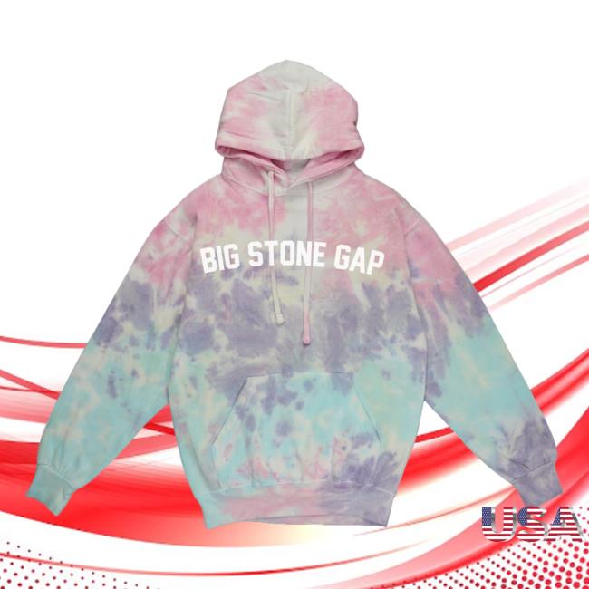 Official Hometown Apparel Clothing Merch Big Stone Gap Virginia Classic Curve Tie Dye Crewneck Sweatshirt Cotton Candy