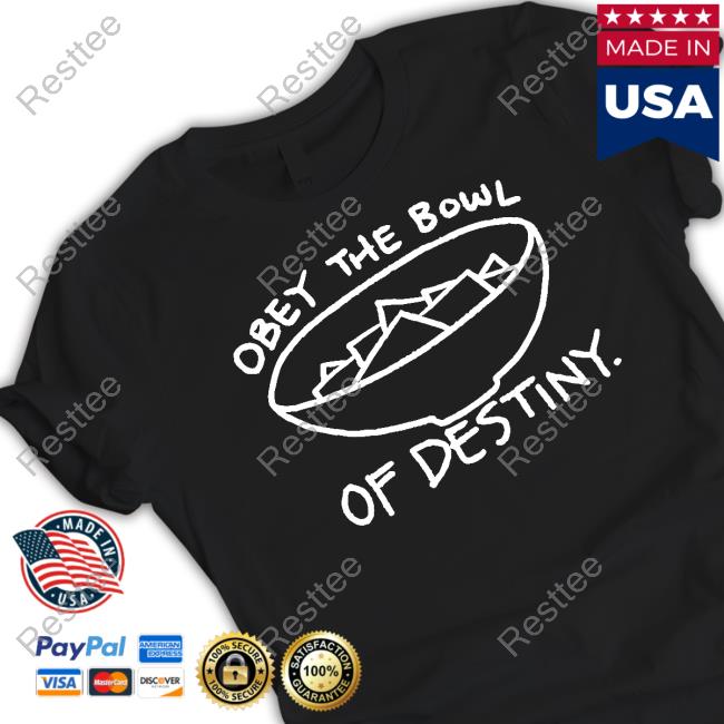 Official Mike Shinoda Store Obey The Bowl Of Destiny Shirt