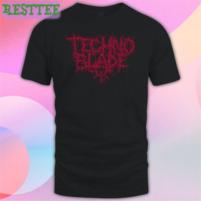 Technoblade Metal Font Hooded Sweatshirt Technoblade Metal Font Hooded Sweatshirt