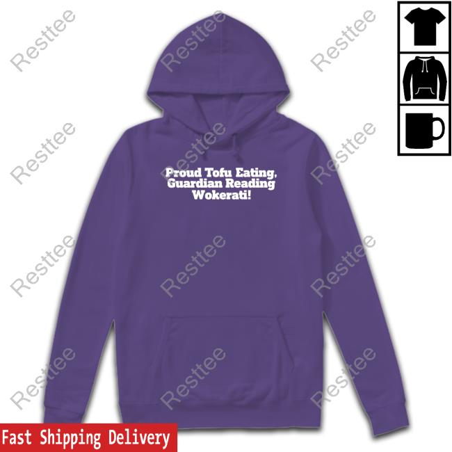 Proud Tofu Eating Guardian Reading Wokerati Hooded Sweatshirt Sangita Myska