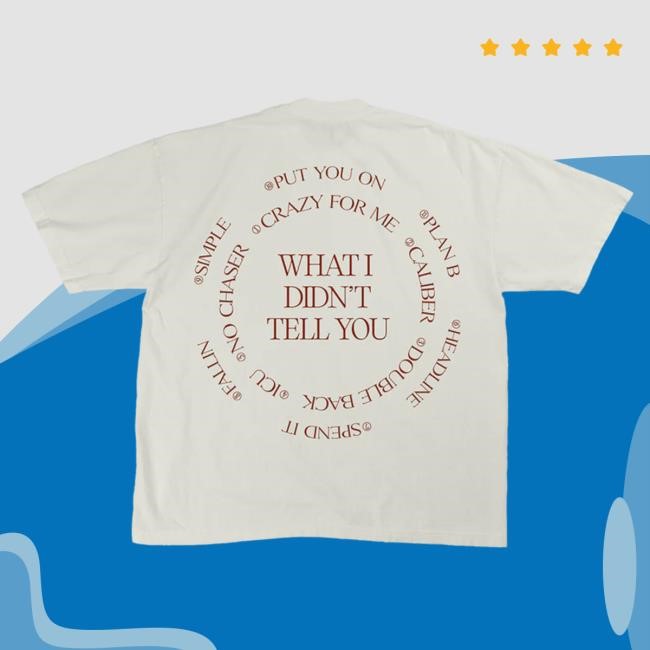 What I Didn't Tell You New Tee - Coco Jones Official Store What I Didn't Tell You Tee - Coco Jones Official Store