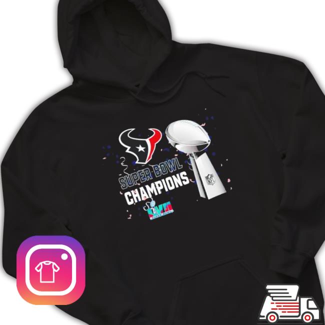 Houston Texans Super Bowl Lvii 2023 Champions Hooded Sweatshirt