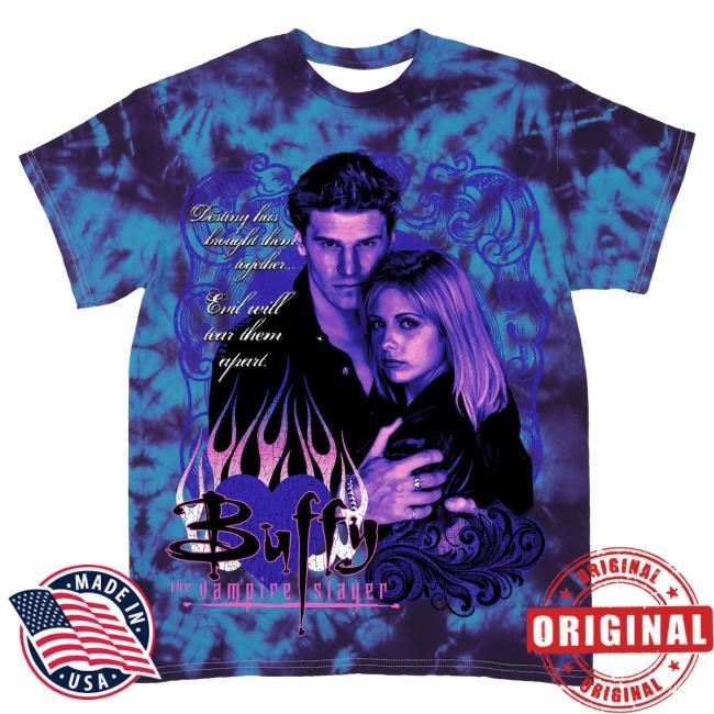 Official Studiohouse Designs Angel Tiedye Tshirt Demon In Me (Purple/Blue)