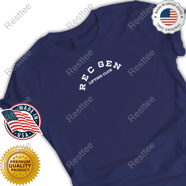 Official The Iconic Rec Gen Origin Lifting Club T-Shirt