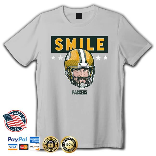 Green Bay Packers Aaron Rodgers Smile Hoodie