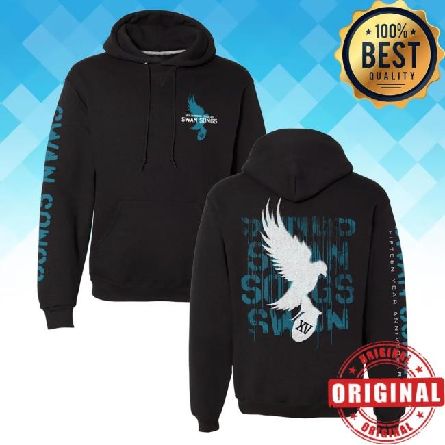 Official Hollywood Undead Merch Store Swan Songs 15 Year Anniv. Popover Hoodie (Black) HollywoodUndead