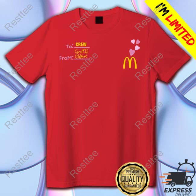 New Mcdonald's To Crew From Cardi B Offset Hoodie
