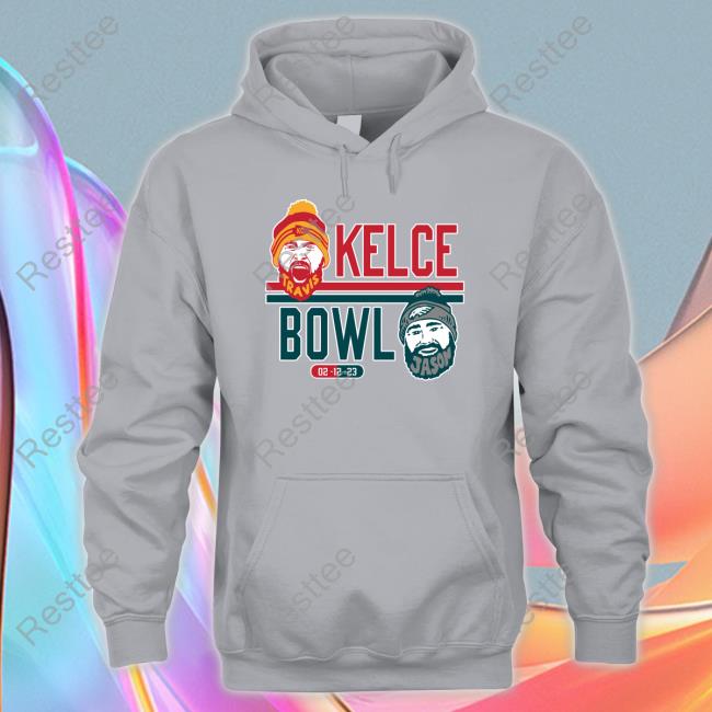Jason Kelce Travis Kelce Super Bowl 02-12-23 V Neck T Shirt