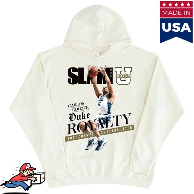 Legacy Slam Goods NBA Hoodie Featuring Iconic Carlos Boozer SLAMU Cover