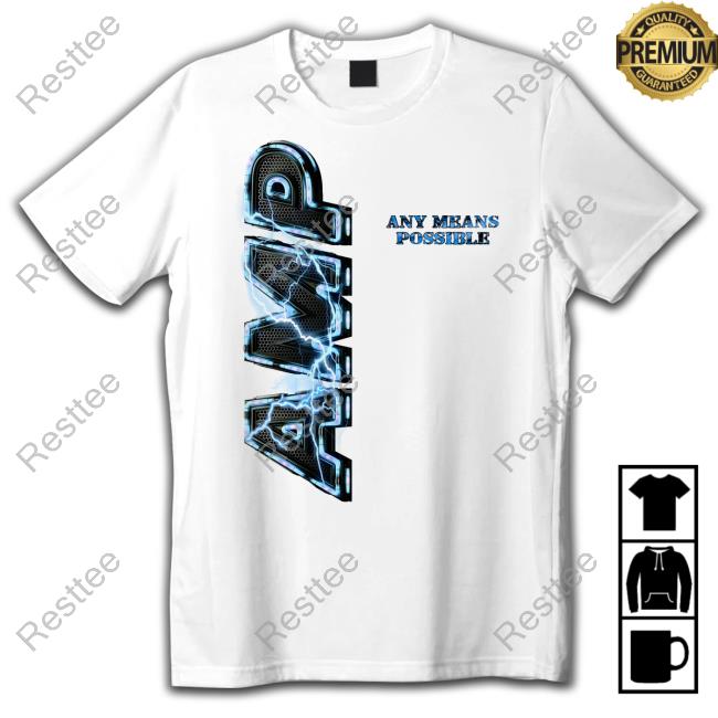 Amp Merch Any Means Possible Charged Long Sleeved T Shirt
