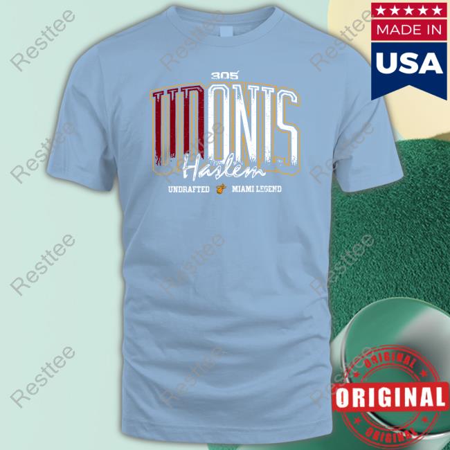 MiamiHEAT 305 Udonis Haslem Miami Legend Tee Shirt