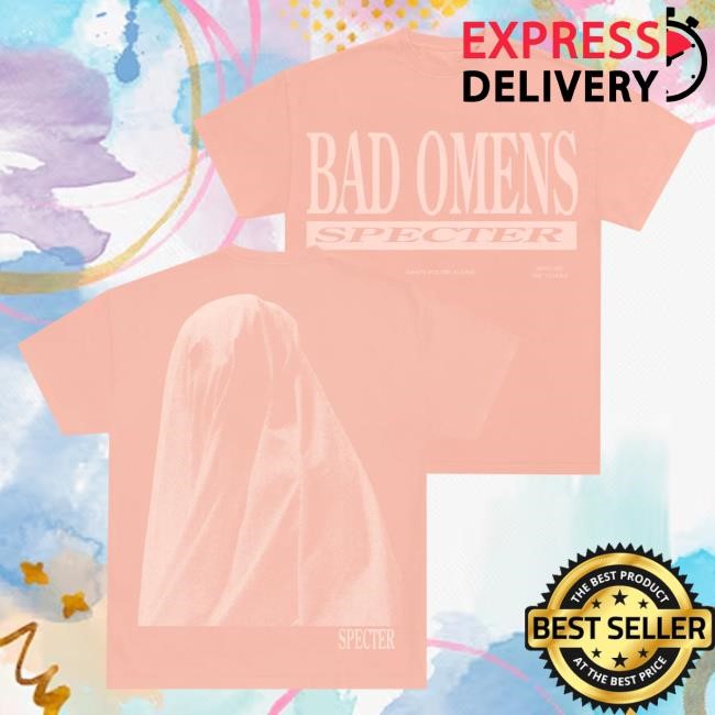 Official Bad Omens Store Ghost Tees - PEACH BadOmens