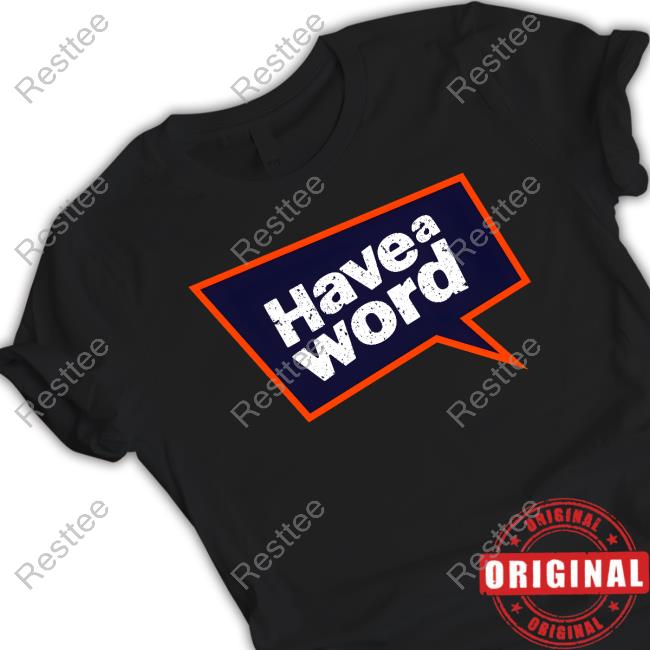 Have A Word Pod Store Have A Word Large Logo Shirt Have A Word Pod Have A Word Large Logo Shirt