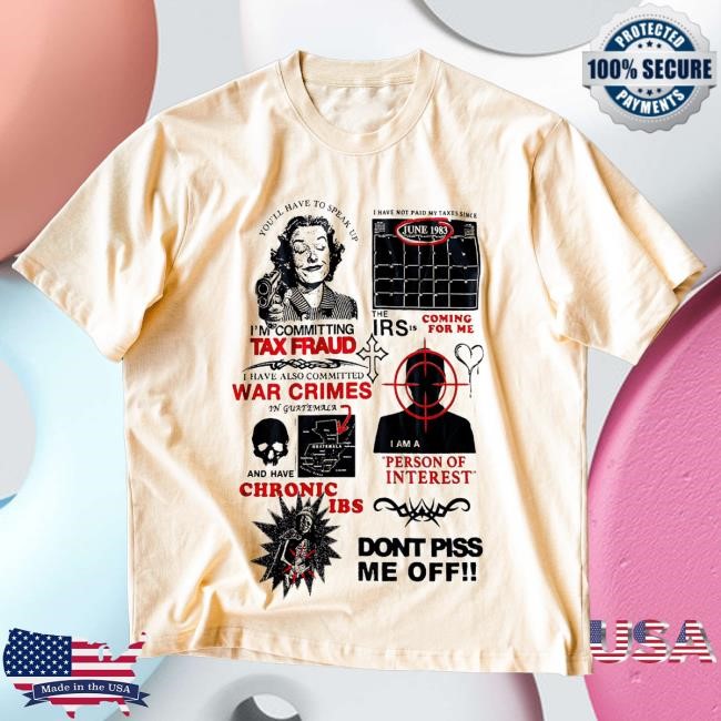 Official Cool Shirtz The Tax Fraud New Shirt CoolShirtz