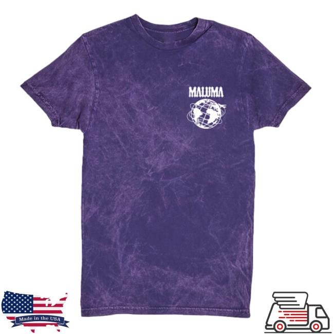 Official Maluma Merch Don Juan Purple Acid Wash Tees