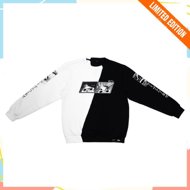 Official Isaacwhy Merch Isaacwhy Comic Split Sweatshirt
