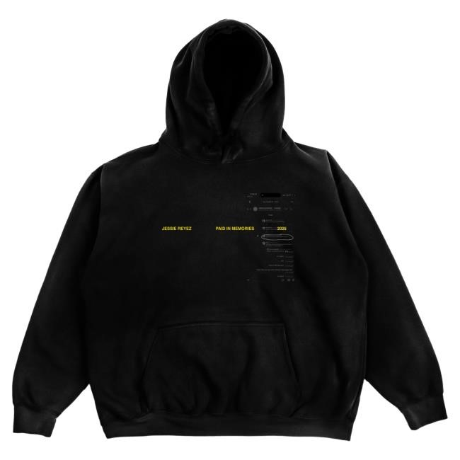 Official Jessie Reyez Merch Paid In Memories Black Attractive Hoodie