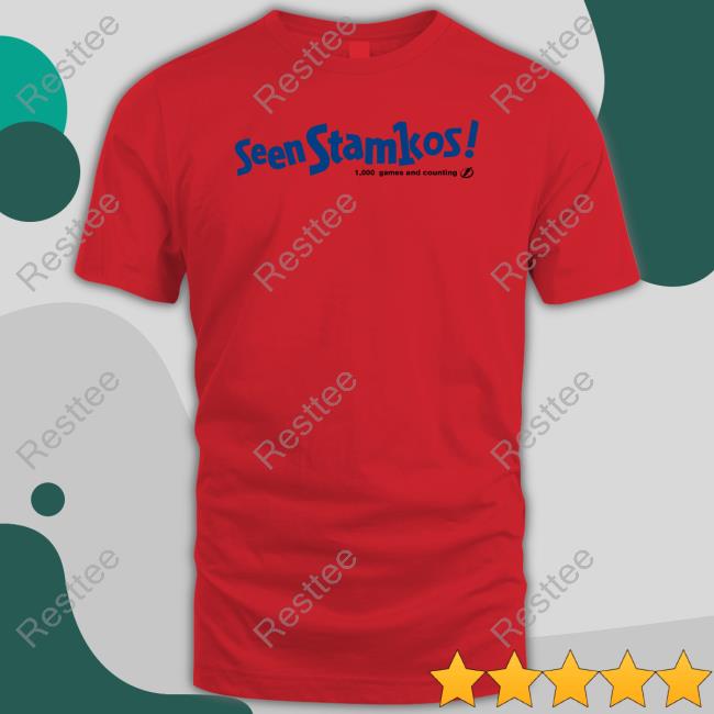 Seen Stamkos Shirt Tampa Bay Lightning Seen Stamkos 1000 Games And Counting Long Sleeve Shirt Tampabaysports Merch