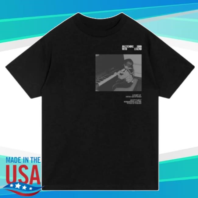 John Legend Official Merch Store 'An Evening With' 2024 Shirt John Legend Clothing Shop