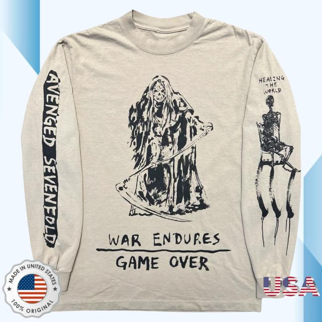 Official Avenged Sevenfold Merch A7xworld Store A7x World War Endures Long Sleeve AvengedSevenfold Shop
