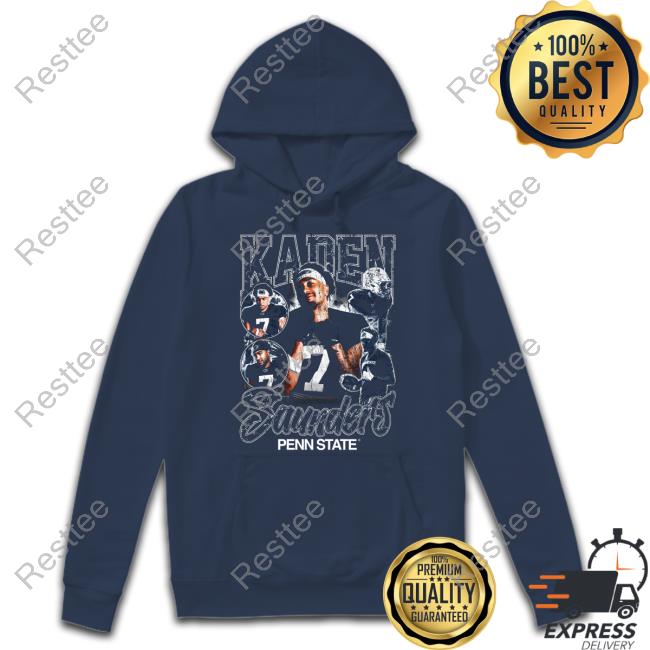 Penn State NIL Kaden Saunders Oversized Cap Official Kaden Saunders Oversized Tee Shirt