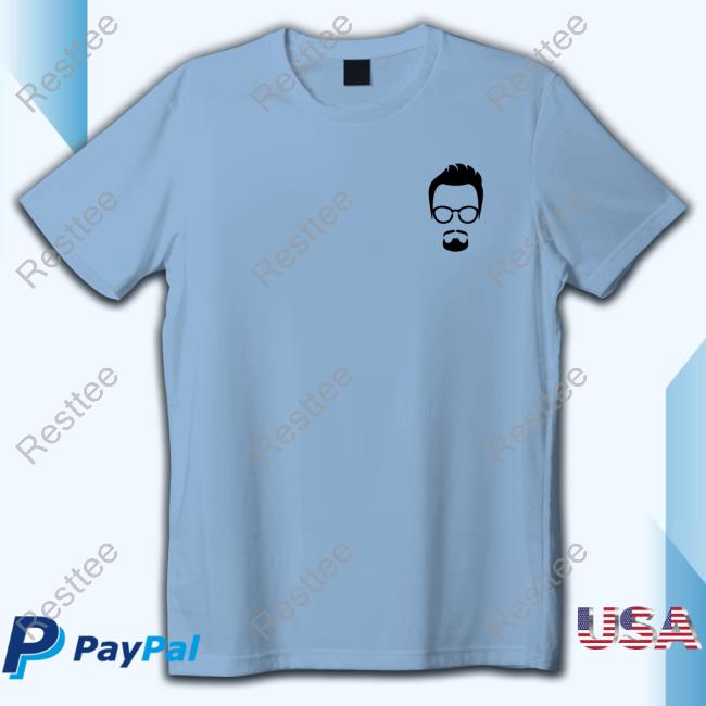 Goatee Light Blue T-Shirt
