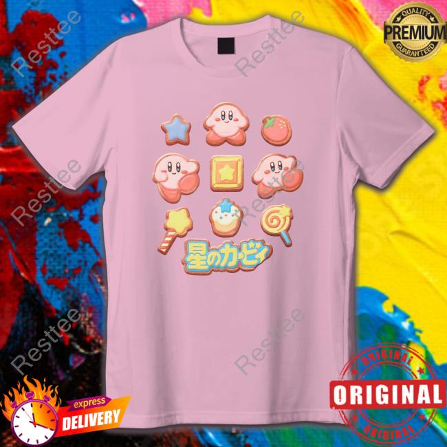 Nintendo Kirby Cookie Icons Shirt 2022 Kirby Informer