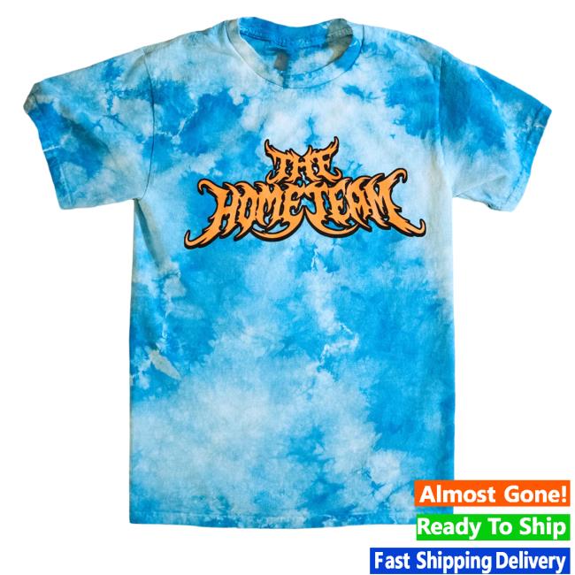 Official The Home Team Merch Tie Dye Metal Logo Hoodie